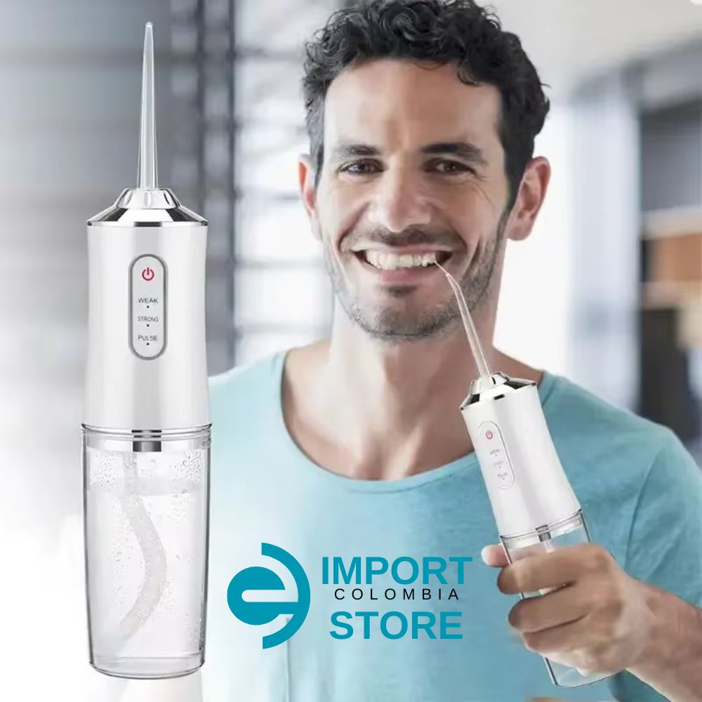 Irrigador Bucal Portátil 🌊 Limpieza profunda y sin sangrado – ¡HOY 40% MENOS + ENVÍO GRATIS!