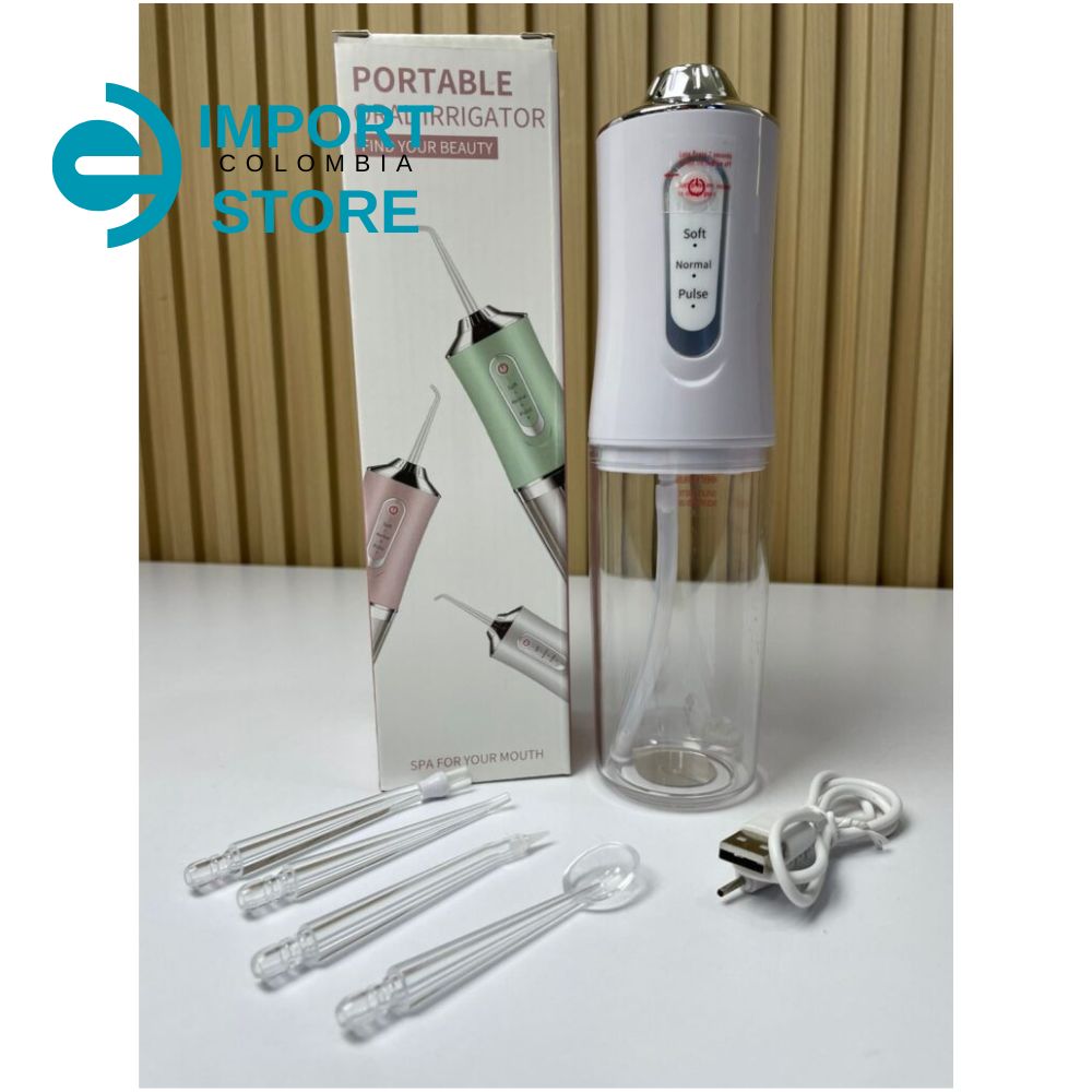 Irrigador Bucal Portátil 🌊 Limpieza profunda y sin sangrado – ¡HOY 40% MENOS + ENVÍO GRATIS!